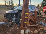 Car Crashed Into Pole