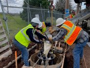 EWS pouring concrete