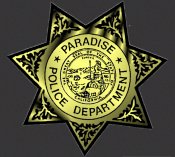 Graphic of the Paradise Police Department Badge 