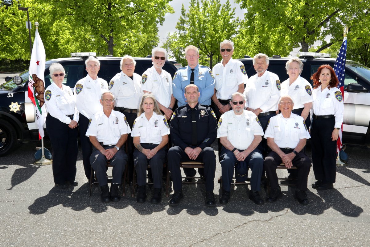 A group photo of Paradise Police Volunteers