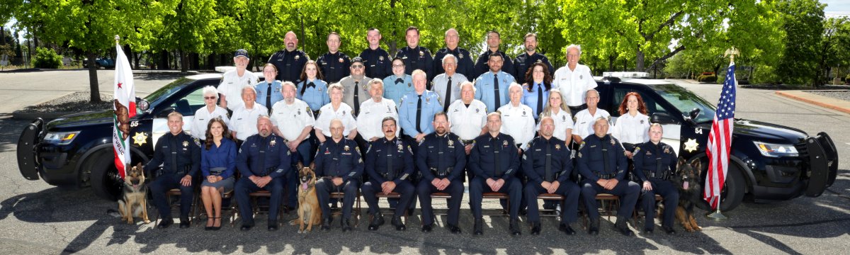 Image of all employees of Paradise Police Department