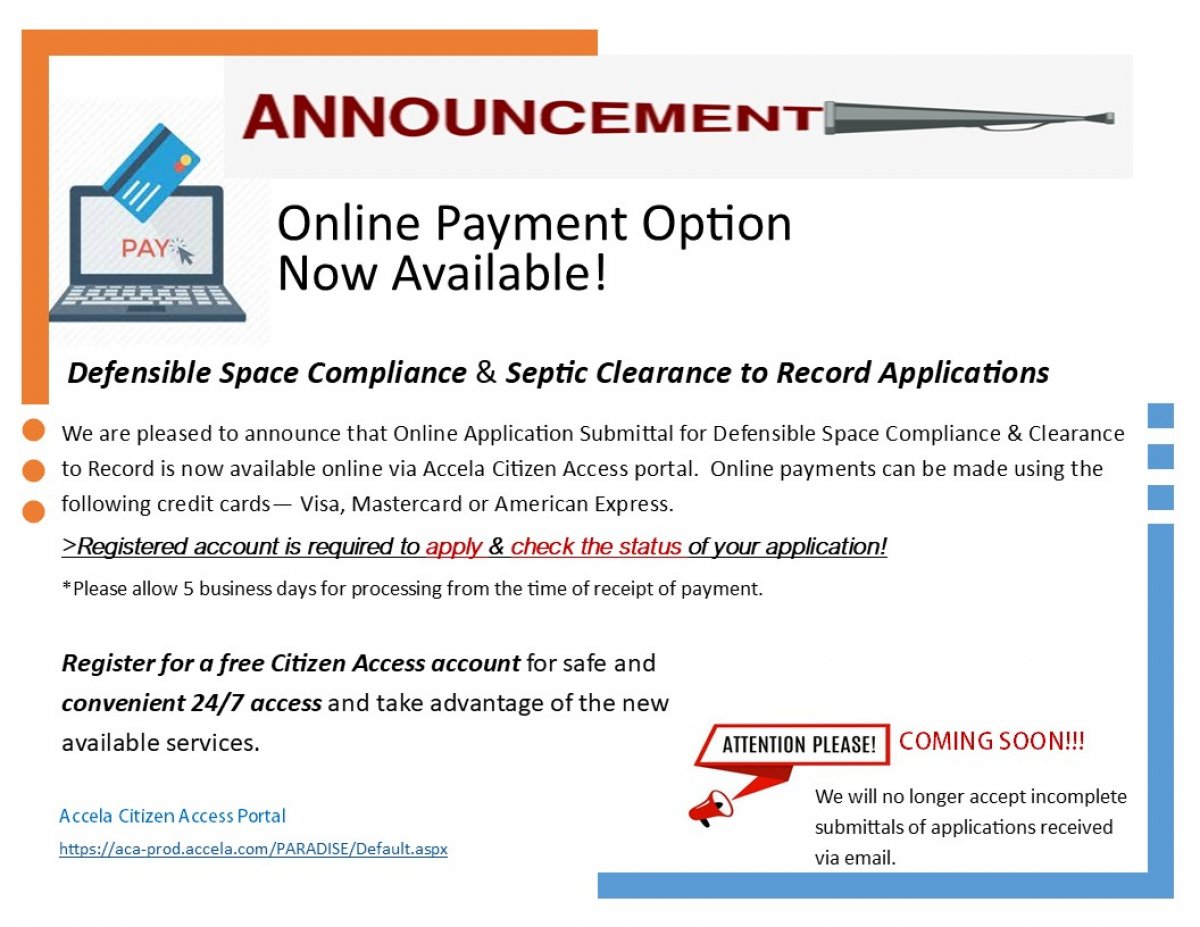Online Payment Now Available